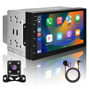 7inch Double Din Car Stereo with CarPlay Android Auto Android 2+32GB IPS Touc... - Bild 1 von 9