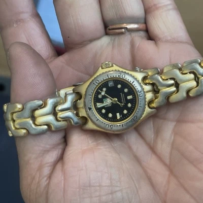 Tag Heuer Professional 200M WG-1120-K0 Patina Dial 2-Tone Men’s 38mm DiverWatch - Image 1 of 4