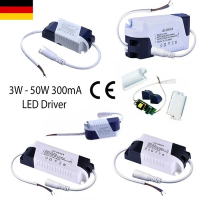 LED-Lichttreiber 3W-50W LED Driver Treiber Konstantstrom-Transformator-Netzteil - Bild 1 von 4