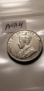 1922 Canada High Grade 5 Cent Coin #idana4. - Bild 1 von 2
