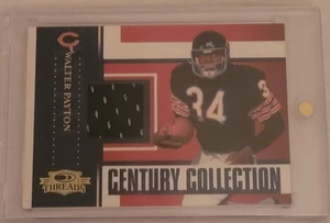 2007 PANINI THREADS CENTURY COLLECTION WALTER PAYTON GAME USED JERSEY 157/200 - Picture 1 of 2