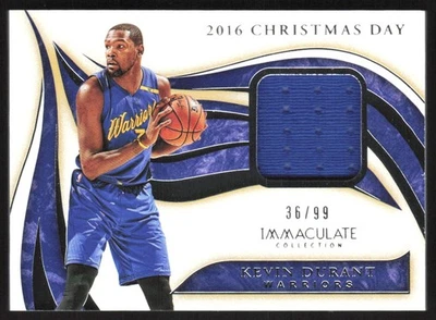 2019-20 Immaculate Special Event Memorabilia 36/99 Kevin Durant #SE-KDU R6220J - Image 1 of 2