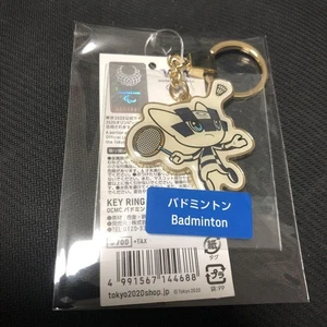 Miraitowa Tokyo 2020 Badminton Keychain Official Olympics Japan Collectible - Picture 1 of 2