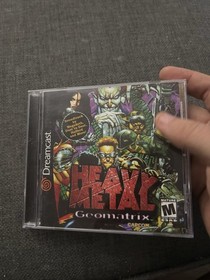 Heavy Metal Geomatrix (Sega Dreamcast, 2001) DC CIB Complete w/ Manual Tested