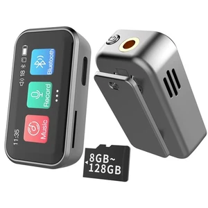 Mini MP3 Player with Bluetooth 5.3,32GB Digital Voice Recorder with Playback,... - Picture 1 of 8