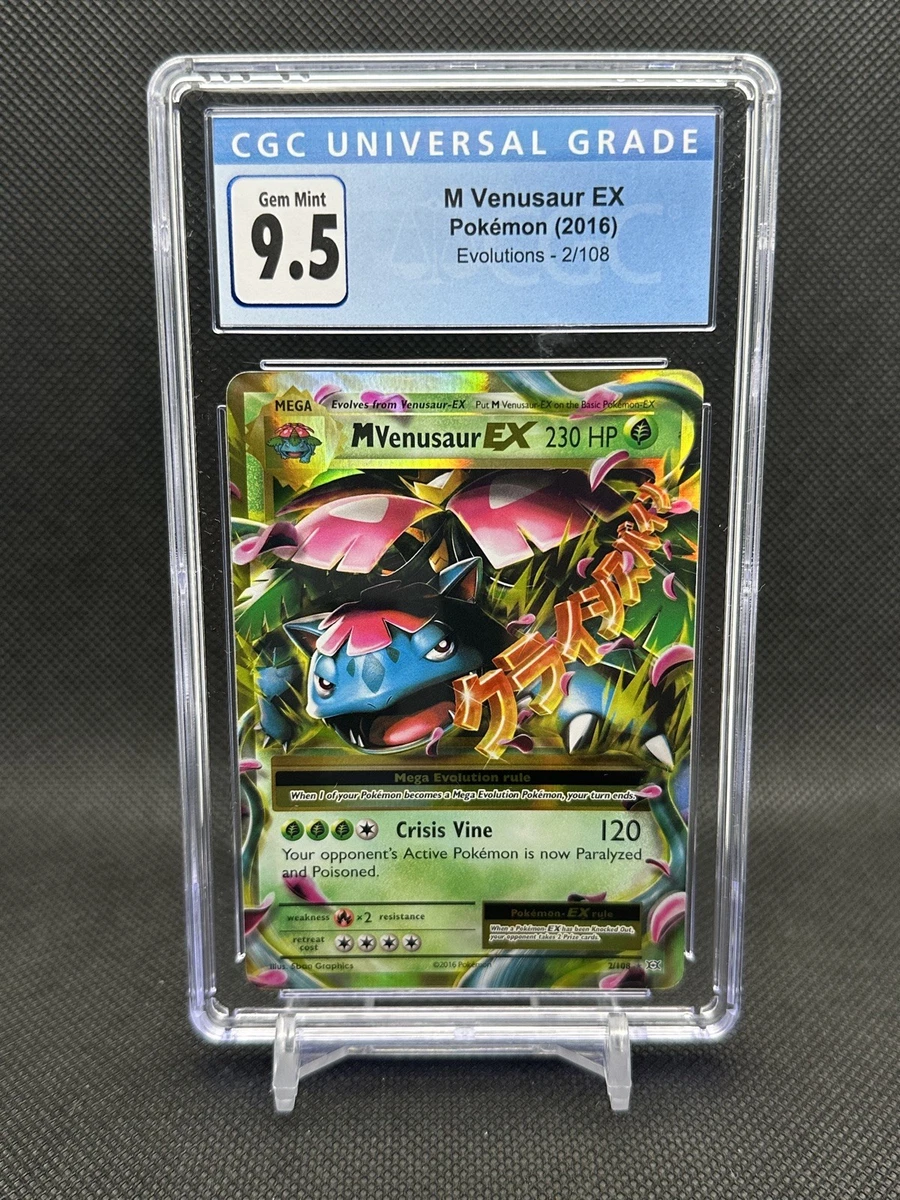 Venusaur Pokémon TCG Grade 10 Evolutions Individual Collectible