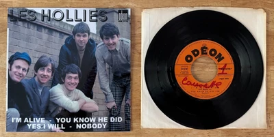 45 7" FRENCH EP THE HOLLIES ODEON SOE 3770 I'M ALIVE Foto 1 de 2