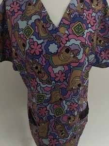 Scooby Doo Damen Scrub Top Medium - Bild 1 von 3