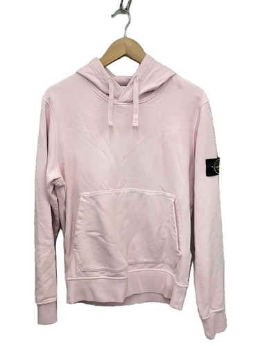 Felpa con cappuccio STONE ISLAND M cotone PNK 801564151 usata