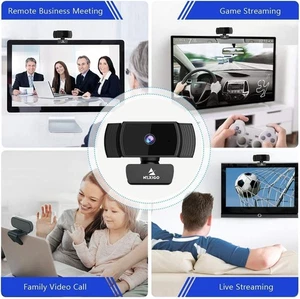 NexiGo N930AF AutoFocus Webcam Stereo Microphone, Software Control 1080p FHD USB - Afbeelding 1 van 8