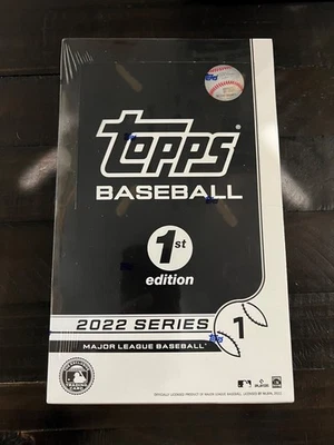 2022 Topps Series 1 1st Edition MLB Baseball Factory Sealed Hobby Box New - Image 1 of 3