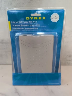 Dynex DX-EF101 3.5" External USB Floppy Disk Drive Vista Computer Accessories - Image 1 of 4