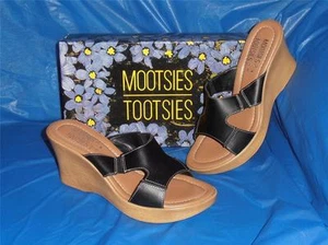 Mootsies Tootsies, Women Black, Comfortable High Heel Platform Sandal, Size 9 M, - Picture 1 of 1
