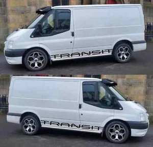 Ford Transit Mk6 Mk7 Side Stripes Vinyl Graphics Both Sides Any Year Decals - Picture 1 of 4