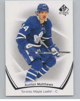 2021-22 SP Authentic #88 Auston Matthews  Toronto Maple Leafs V100673 - Image 1 of 3