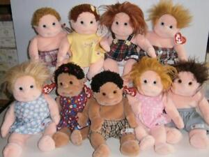 Set of 9 of the FIRST ~TY BEANIE KIDS ~  BORN PRIOR TO 1998  & PRODUCED IN 1999