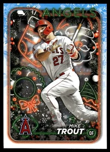 2024 Topps Holiday MIKE TROUT #H27 - Picture 1 of 2