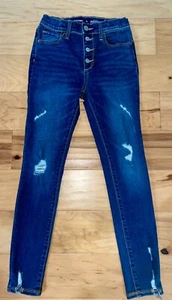OLD NAVY GIRLS HIGH RISE SUPER SKINNY JEGGINGS SIZE 10 EXCELLENT COND LD3 - Picture 1 of 3