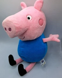 Peppa Pig George With Blue Shirt Plush Toy Doll 13" Stuffed Animal Toy - Picture 1 of 12