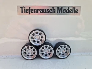 1:18 Peugeot Echt Alu Felgen Audi VW Mercedes Opel BMW Tuning - Bild 1 von 1