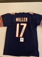 ANTHONY MILLER Signed Chicago Bears Navy Jersey Beckett COA Free Shipping
