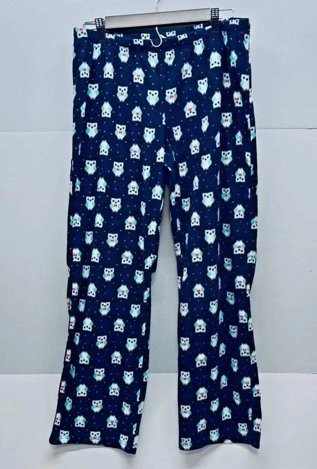 Super Soft Sonoma Women's Navy Blue Owl Sleep Lounge Pants Pajamas Size M - Image 1 of 4