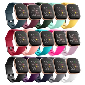 Band Silicone Strap Watch Replacement For Fitbit Versa 2 \ Versa \ Versa Lite - Picture 1 of 26