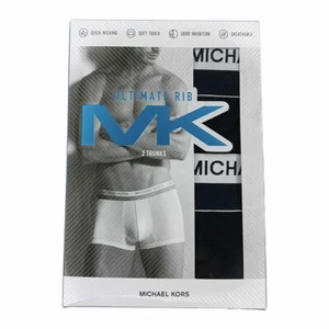 Precio de venta sugerido por el fabricante $39.99 PAQUETE DE 2 CALZONCILLOS NEGROS MICHAEL KORS LUX TOUCH PARA HOMBRE ROPA INTERIOR TALLA S - Imagen 1 de 3