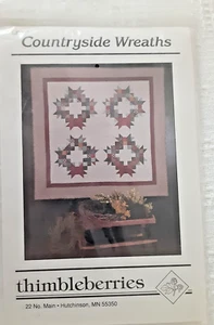 Thimbleberries Pattern COUNTRYSIDE WREATHS Christmas Sewing Craft Project (H) - Picture 1 of 2