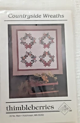 Thimbleberries Pattern COUNTRYSIDE WREATHS Christmas Sewing Craft Project (H) - Image 1 of 2