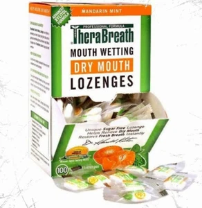 TheraBreath, pastillas para boca seca, menta mandarina, 100 pastillas sin azúcar|Original - Imagen 1 de 2
