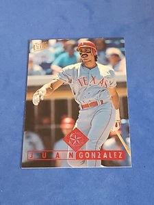 1995 Juan Gonzalez Fleer Ultra #109 - Picture 1 of 2