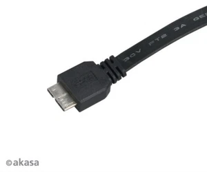 Akasa AK-CBUB13-15BK PROSLIM USB 3.0 Type-A connector to Micro-B connector 150cm - Picture 1 of 1