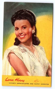 Cartolina Lena Horne Victors Singing Star Radio Corporation of America lino C280 - Foto 1 di 2