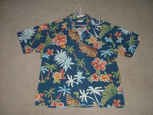 Pierre Cardin Tropical Short Sleeve Button Up Shirt size Men's XL - Picture 1 of 2