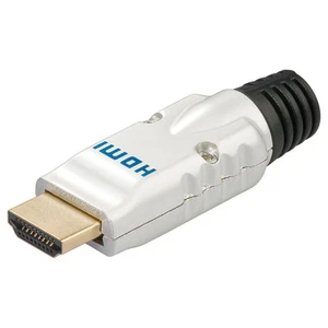 Lötbarer HDMI Gold Stecker Stecker 19 Pin Stecker Reparatur - Bild 1 von 2
