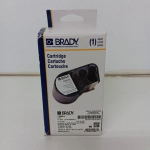 Brady M-90-422 Permanent Polyester Blk on Wht B-422 .75" x 1.5” – BMP41 /51/53 - Picture 1 of 11
