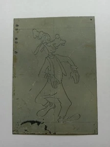 Vintage 1950s Goofy - RARE !! metal art work 1957 , 7" x 5" Disney Goofy - Picture 1 of 6