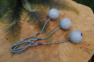 SET 3x Gummi-Ball 60mm Wurfball Schleuderball Hundeball Spielzeug Apport - Bild 1 von 2