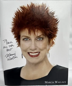 Marcia Wallace 10 x 8" Foto signiert personalisiert - Bild 1 von 3