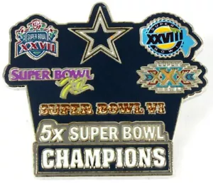 Dallas Cowboys 5-Time Super Bowl Champions Pin - Limited 1,000 - Picture 1 of 3