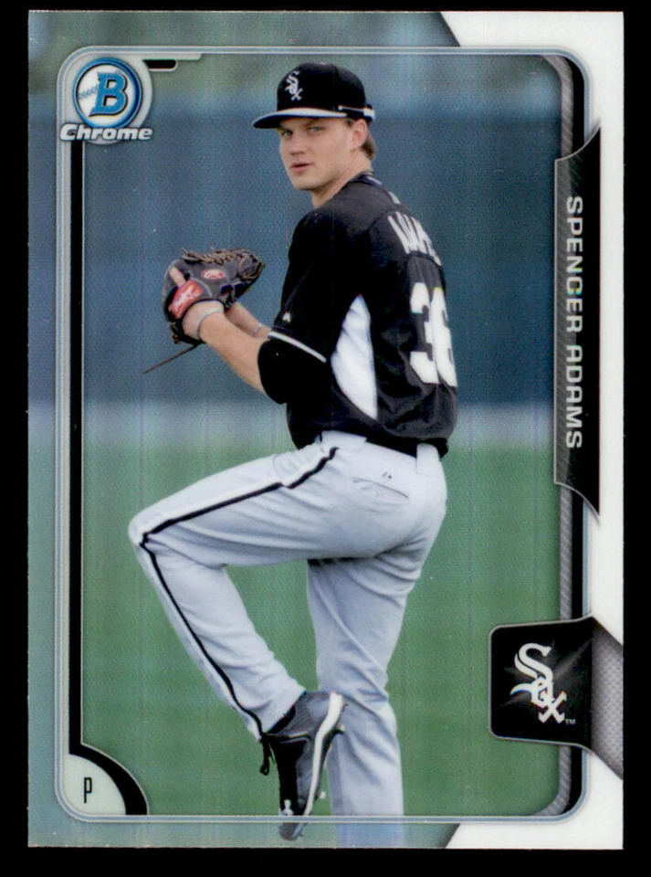 2015 Bowman Chrome Draft Refractors #52 Spencer Adams - Image 1 of 2