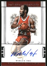 2016-17 Panini National Treasures Penmanship #7 World B. Free Autograph /99