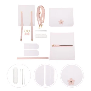 Geflochtener Beutelmaterialbeutel Selbstgemachte Tasche Geldbeutel-Kit Fräulein - Bild 1 von 12
