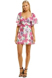 TALULAH My Lover Mini Dress in Floral Multi Races Party Size AU 10 | RRP 350.00 - Picture 1 of 3