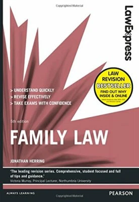 Law Express: Family Law (Revision Guide) by Herring, Jonathan Book The Fast Free - Image 1 of 2