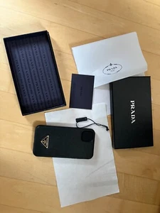 Prada iphone Hülle Saffiano Leder Schwarz - Bild 1 von 5