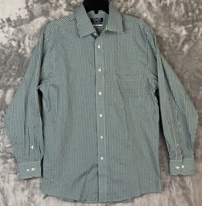 Camisa Ralph Lauren Chaps Para Hombre Manga Larga Verde A Cuadros 15-15.5 32-33 Ajuste Regular - Imagen 1 de 9