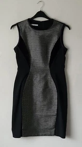 Abito da sera Aquilano Rimondi Bodycon misto seta ~ taglia 44/ UK 12 ottime condizioni - Foto 1 di 20