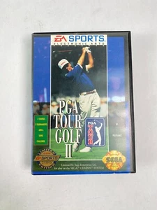 PGA Tour Golf II EA SPORTS SEGA Genesis 1992 Video Game COMPLETE - Picture 1 of 6